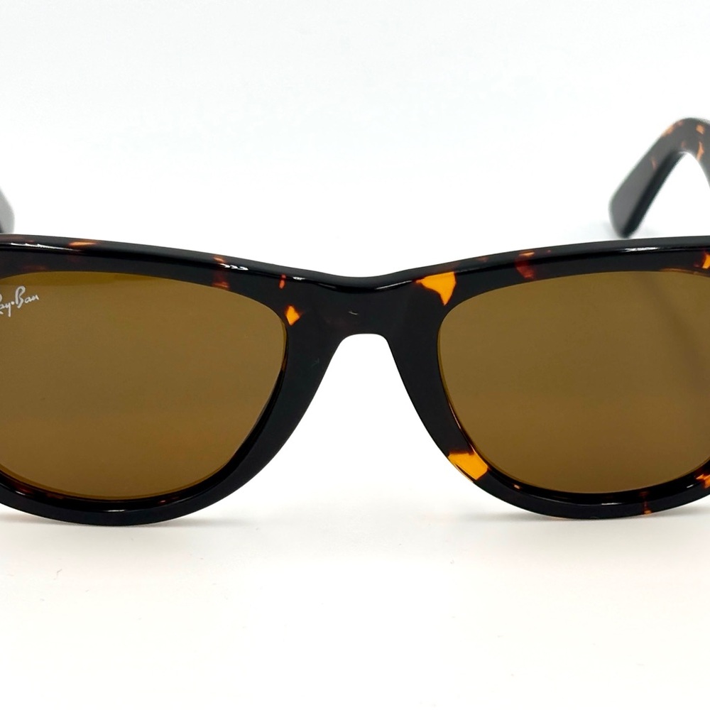 Ray-Ban Classic Sunglasses Tortoise Green G-15 50mm 902 RB2140 - Picture 10 of 13